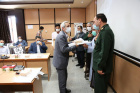 برگزاری مراسم گرامیداشت و تجلیل از رزمندگان هشت سال دفاع مقدس دانشگاه علوم پزشکی اردبیل