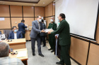 برگزاری مراسم گرامیداشت و تجلیل از رزمندگان هشت سال دفاع مقدس دانشگاه علوم پزشکی اردبیل