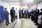 حضور رئیس دانشگاه علوم پزشکی اردبیل در بیمارستان علوی و تجلیل از زحمات شبانه روزی پرستاران همزمان با هفته پرستار