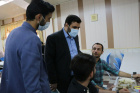 بازدید معاون فرهنگی دانشجویی وزارت بهداشت از سلف مرکزی و ساختمان معاونت فرهنگی و دانشجویی دانشگاه علوم پزشکی اردبیل