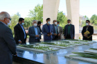 بازدید معاون فرهنگی دانشجویی وزارت بهداشت از سلف مرکزی و ساختمان معاونت فرهنگی و دانشجویی دانشگاه علوم پزشکی اردبیل