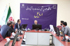 جلسه مشترک رئیس صندوق رفاه وزارت بهداشت با رئیس و معاونین دانشگاه علوم پزشکی اردبیل