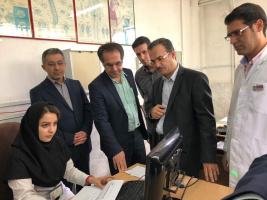 بازدیددکترجان بابایی وهییت همراه از بخش ال دی آر زنان وزایمان مرکز آموزشی درمانی علوی اردبیل