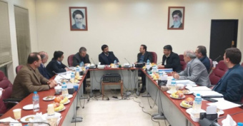 نشست استاندار اردبیل مهندس بهنامجو با ریاست دانشگاه دکتر اخوان اکبری