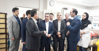 بازدید دکتر جان بابایی معاون درمان وزیر بهداشت از بخش اورژانس جامع بیمارستان امام خمینی ره اردبیل