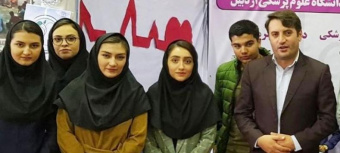 حضور دکتر فیضی نماینده مجلس و دکتر داورنیا معاون توسعه مدیریت و منابع دانشگاه علوم پزشکی اردبیل