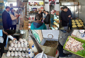 کشف و ضبط ۸۰۰ کیلو گرم مواد غذایی فاسد و غیرقابل مصرف در شهرستان پارس آباد