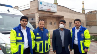 بازدید بازرس شبکه بهداشت و درمان شهرستان پارس آبادمغان از مرکز خدمات جامع سلامت و فوریت های پزشکی ۱۱۵ روستای اجیرلو شهرستان