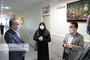 بازدید معاون توسعه مدیریت و منابع دانشگاه علوم پزشکی اردبیل از خوابگاه‌های دانشجویی