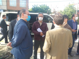 بازدید سرپرست دانشگاه علوم پزشکی اردبیل و هئیت همراه از ساختمان مرکز جدیدالاحداث خدمات سلامت شماره ۵ مشکین شهر وبررسی روند پیشرفت فیزیکی این مرکز