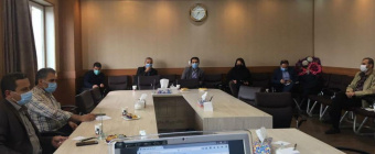 برگزاری جلسه بررسی و ارائه راهکار های تعامل بهتر دانشگاه با صنعت و جامعه و معرفی سامانه ساتع توسط مسئول دفتر ارتباط با صنعت دانشگاه علوم پزشکی اردبیل با حضور رئیس گروه توسعه فناوری سلامت و رئیس و اعضای هیات علمی دانشکده بهداشت در سالن جلسات شهید حججی