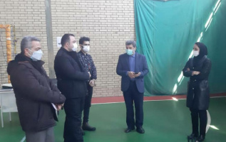 بازدید دکتر محمد جعفرزاده معاون امور بهداشتی دانشگاه علوم پزشکی اردبیل از مرکز مشاوره ازدواج و مرکز تجمیعی واکسیناسیون فجر شهرستان اردبیل و تبریک سال نو و قدردانی از زحمات کارکنان این مراکز و بررسی روند ارائه خدمات / دوشنبه ۸ فروردین ۱۴۰۱۴۰۱