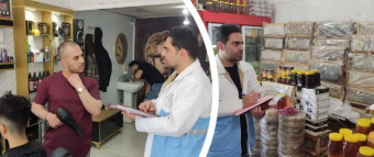 بازدید کارشناسان بهداشت محیط شبکه بهداشت و درمان شهرستان پارس آباد از مراکز و اماکن