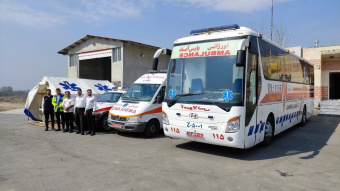 آماده باش اورژانس پیش بیمارستانی شهرستان پارس آباد مغان در سال جدید