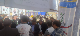 برپایی ایستگاه صلواتی در نمایشگاه رزمی فرهنگی مسلم بن عقیل و غبارروبی مزار شهدای آرامستان بهشت فاطمه بمناسبت هفته دفاع مقدس توسط بسیج جامعه پزشکی بعثت ستاد مرکزی دانشگاه علوم پزشکی اردبیل