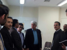 بازدید ریاست دانشگاه و معاون سیاسی امنیتی استاندار از اورژانس بیمارستان های اردبیل