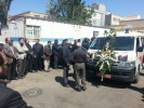 مراسم تشییع وتدفین پیکر جان باختگان حادثه دلخراش واژگونی آمبولانس امروز دراستان اردبیل برگزار شد