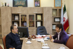 نشست نماینده مردم اردبیل، نیر و نمین و دکتر اخوان اکبری ریاست دانشگاه علوم پزشکی اردبیل