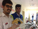 تولد نوزاد در آمبولانس توسط کادر ۱۱۵ هشجین آقایان نورور پور و محرمی
