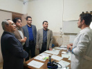 بازدید معاون درمان و کارشناسان حوزه ستادی از واحدهای بهداشتی و درمانی استان در ششمین روز از ایام نوروز