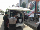 ارائه خدمات رایگان تست فشارخون، قند خون به نمازگزاران شهرستان بیله سوار
