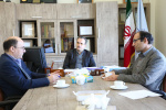 نشست هماهنگی نماینده وزارت امور خارجه در استان اردبیل با رییس  دانشگاه علوم پزشکی اردبیل