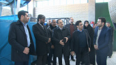 بازدید مشترک دادستان اردبیل و رئیس دانشگاه علوم پزشکی از کارخانه الکل شهرک صنعتی ۲ اردبیل