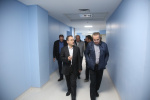 بازدید رئیس دانشگاه علوم پزشکی اردبیل از مراحل نهایی و آماده‌سازی مرکز تروما و سوختگی بیمارستان امام خمینی ره اردبیل