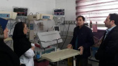 بازدید دکتر رضایی بنا معاون درمان دانشگاه علوم پزشکی اردبیل