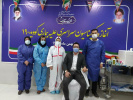 کارکنان بخش آی سی یو بیمارستان امام خمینی (ره) اردبیل بعنوان اولین دریافت کنندگان واکسن کرونا در استان اردبیل