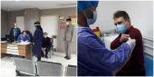 تزریق واکسن کرونا به جراح قلب استان اردبیل