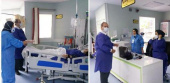 بازدید رئیس دانشگاه علوم پزشکی استان از بخشهای مختلف مرکز کرونای بیمارستان امام خمینی (ره) اردبیل