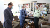 دیدار رئیس دانشگاه علوم پزشکی اردبیل با فرمانده نیروی انتظامی استان