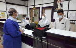 بازدید رئیس دانشگاه علوم پزشکی استان از بخشهای مختلف کرونای بیمارستان امام خمینی (ره) اردبیل