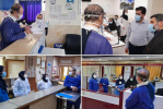 بازدید رئیس دانشگاه علوم پزشکی استان از بخشهای مختلف کرونای بیمارستان امام خمینی (ره) اردبیل