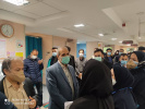 بازدید سرپرست دانشگاه علوم پزشکی اردبیل از بخشهای مختلف بیمارستان شهدای شهرستان پارس آباد