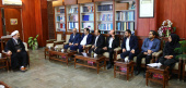 دیدار مدیر کل حقوقی و تنظیم مقررات وزارت بهداشت با رئیس کل دادگستری استان اردبیل