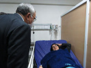 بازدید دکتر بهرام عین‌اللهی وزیر بهداشت از بیمارستان ولیعصر شهرستان مشگین‌شهر