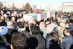 آیین تشییع و تدفین پیکر مطهر شهید گمنام در دانشگاه علوم پزشکی اردبیل