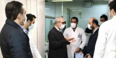 بازدید رئیس دانشگاه علوم پزشکی اردبیل از بیمارستان امام خمینی (ره) اردبیل