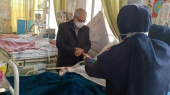 بازدید بازرس کل استان از بیمارستان فاطمی اردبیل