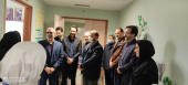 بازدید رئیس دانشگاه علوم پزشکی اردبیل از بخش های اطفال و NICU بیمارستان شهدای شهرستان پارس آباد