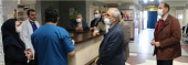 بازدید رئیس دانشگاه علوم پزشکی اردبیل از بیمارستان امام رضا (ع)