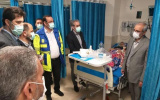 بازدید رئیس دانشگاه علوم پزشکی اردبیل از بیمارستان امام خمینی (ره) اردبیل