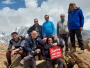 صعود جمعی از همکاران دانشگاه به قله ۳۸۲۵ متری حاجی زال