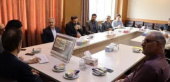 جلسه مشترک رئیس صندوق رفاه دانشجویان وزارت بهداشت با معاون و کارکنان حوزه معاونت فرهنگی و دانشجویی دانشگاه علوم پزشکی اردبیل