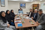 جلسه معاون فرهنگی و دانشجویی دانشگاه علوم پزشکی اردبیل با رئیس اداره مشاوره و سلامت روان وزارت بهداشت
