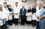 تجلیل از کارکنان رادیولوژی بیمارستان امام خمینی (ره) اردبیل با حضور معاون درمان دانشگاه