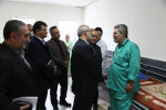 عیادت از جانبازان بیمارستان ایثار توسط رئیس دانشگاه علوم پزشکی اردبیل