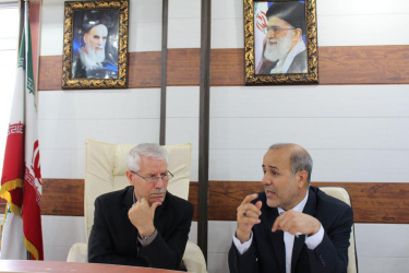 دیدار سید حمایت میرزاده نماینده شهرستان گرمی در مجلس شورای با کارکنان شبکه بهداشت و درمان بیله سوار